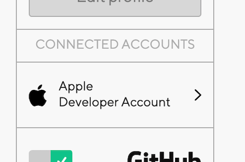 Bitrise - Apple Developer Account Menu