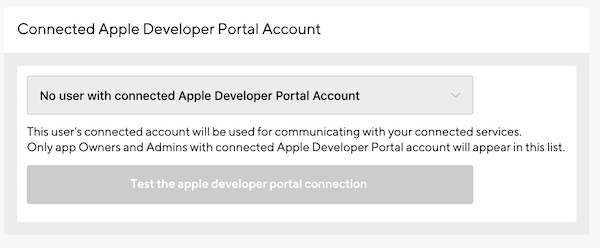 Bitrise - Connect Apple Developer Potal Account